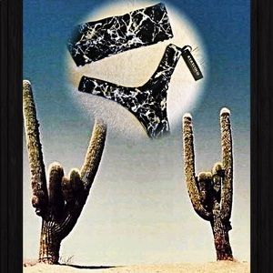 😎RXRXCOCO Marble Print Bikini😎